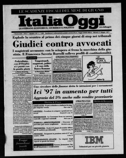 Italia oggi : quotidiano di economia finanza e politica